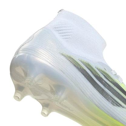 adidas F50 Sparkfusion Pro Mid Cut FG AG Womens Soccer Cleats White Iron Yellow