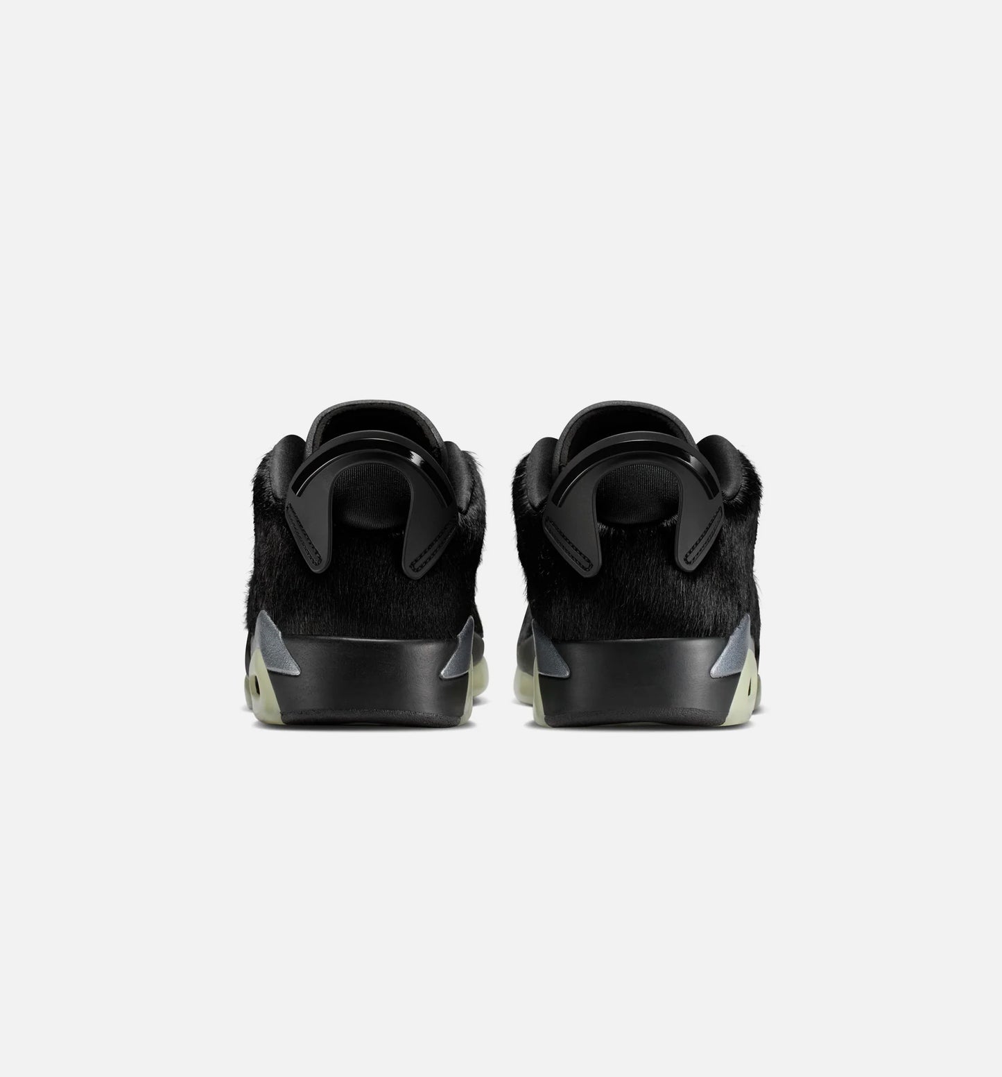 Air Jordan 6 Retro Low Blackout Womens Lifestyle Shoe Black Black