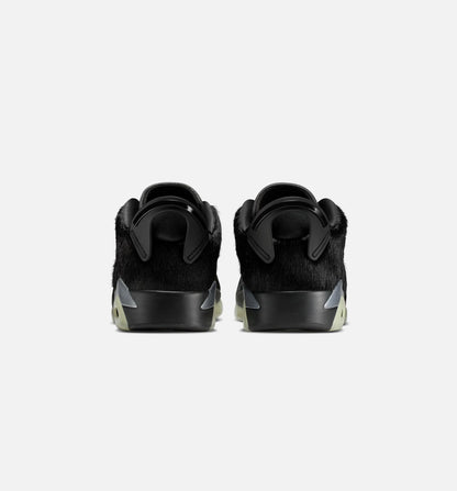 Air Jordan 6 Retro Low Blackout Womens Lifestyle Shoe Black Black