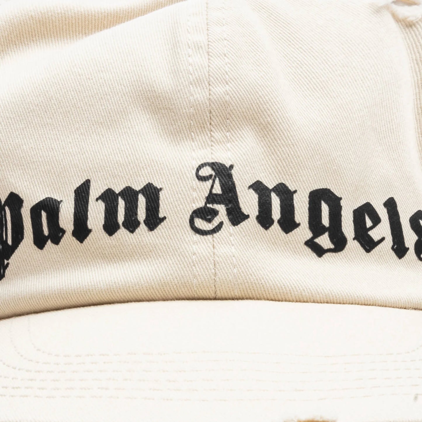 PA Monogram Cap Off White Black
