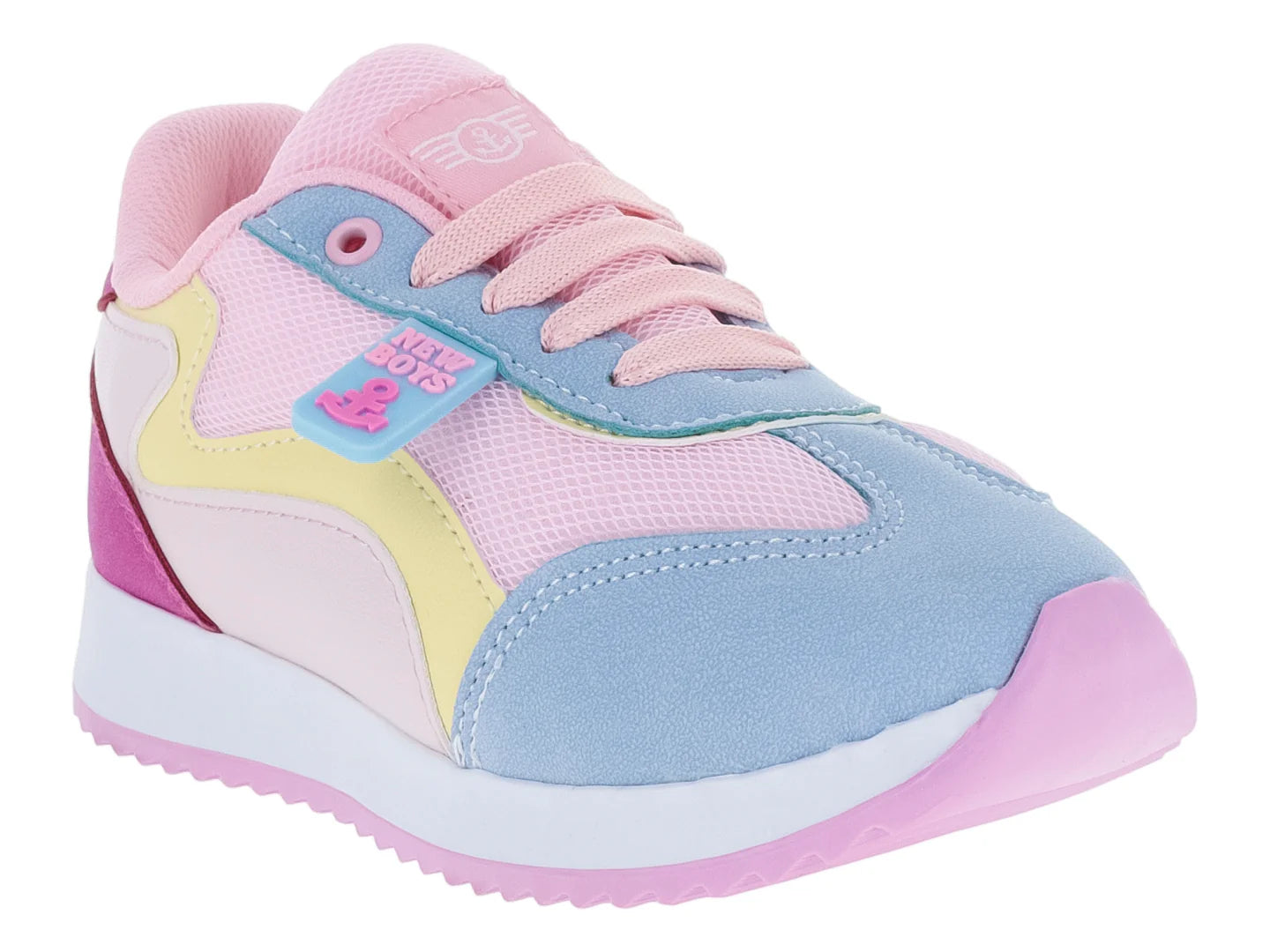 Tenis New Boys Cielo Rosa para Niña
