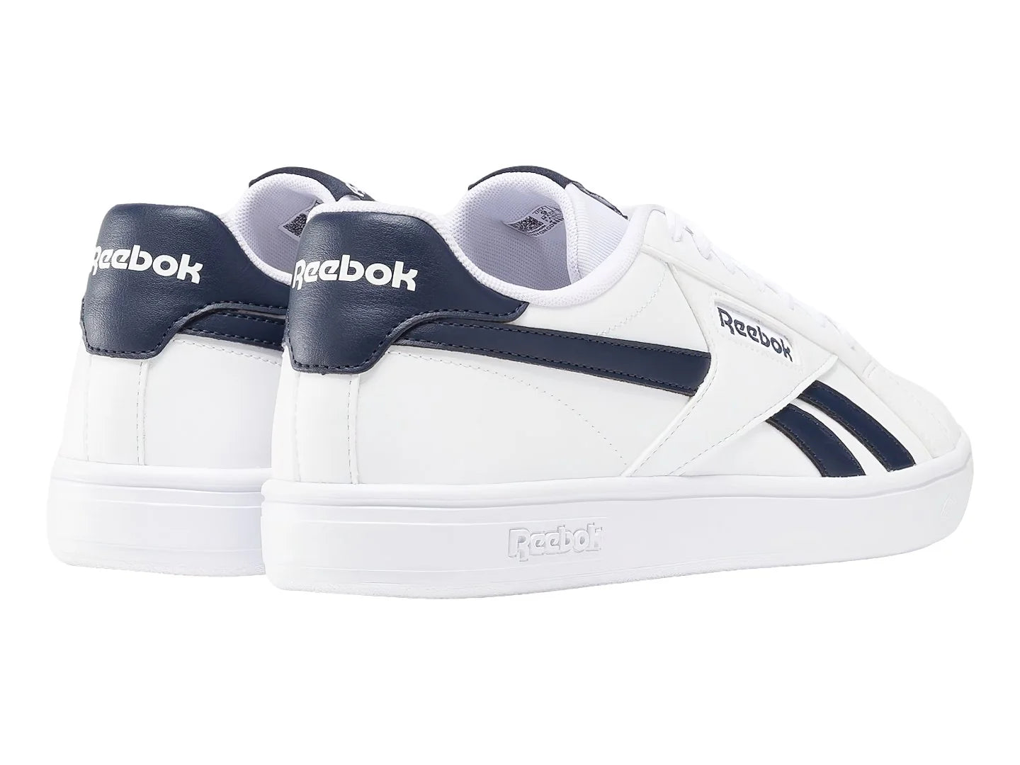 Tenis Reebok Court Retro Blanco Azul Marino Unisex