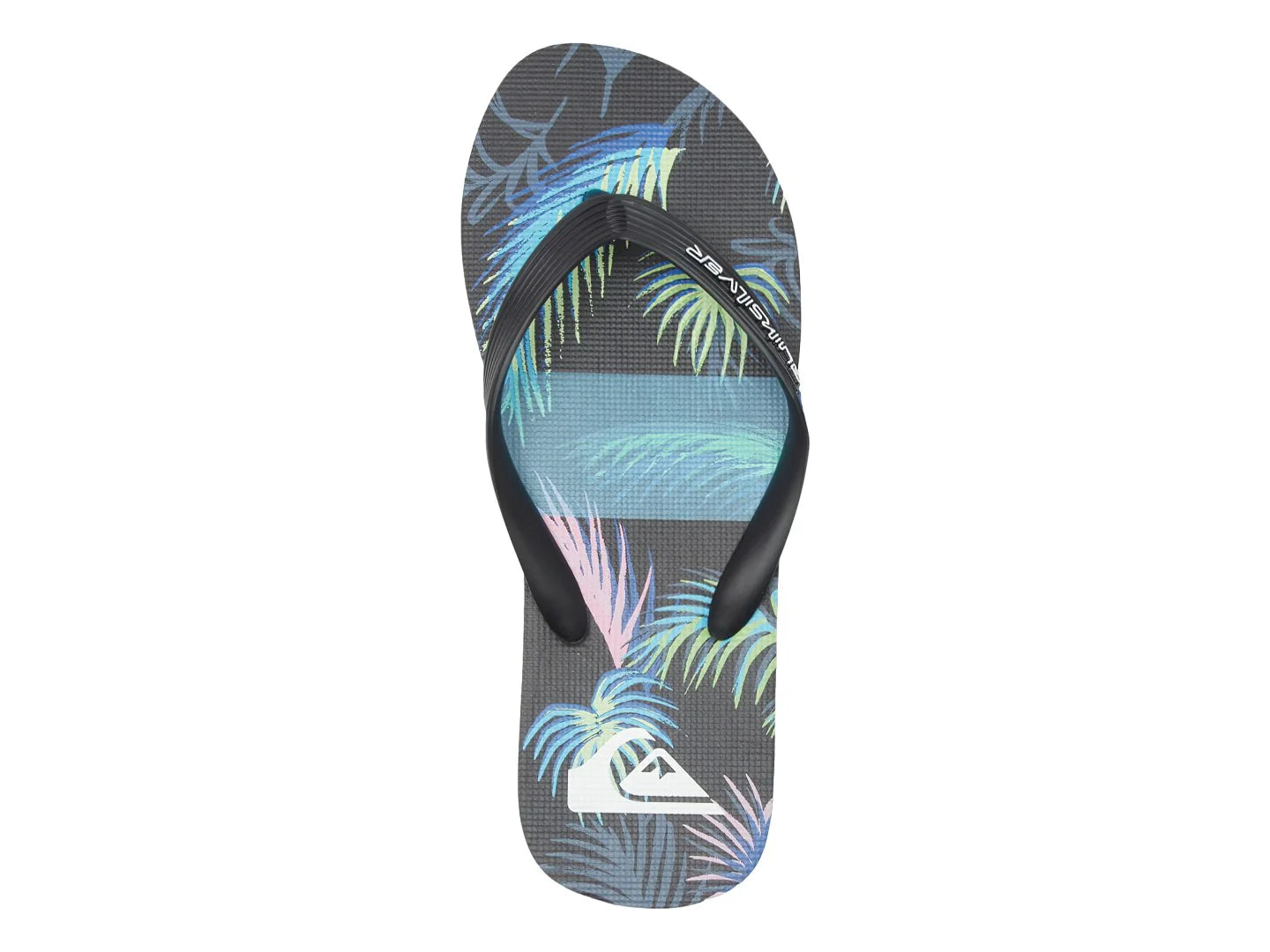 Sandalias Quiksilver Molokai Art Negro y Azul para Hombre