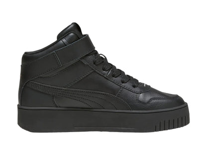 Tenis PUMA Carina Street Mid Negro y Oro para Mujer