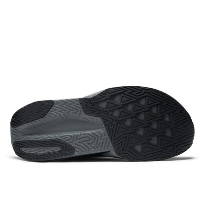 Men's FuelCell Rebel v5 in Black with Castlerock and Silver Metallic