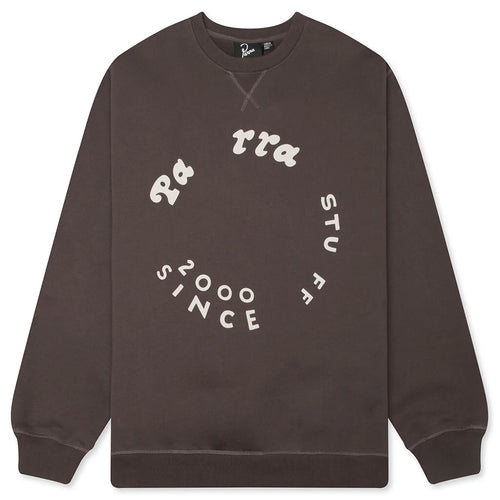 Gasoline Crew Neck Sweatshirt Brown