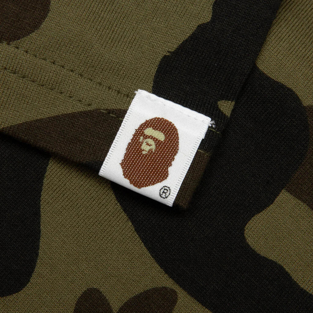 1st Camo College Tee Green
