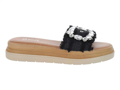 Sandalias ROZE Negro para Mujer