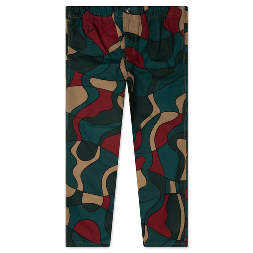 Trees in Wind Relaxed Pants Camo Green