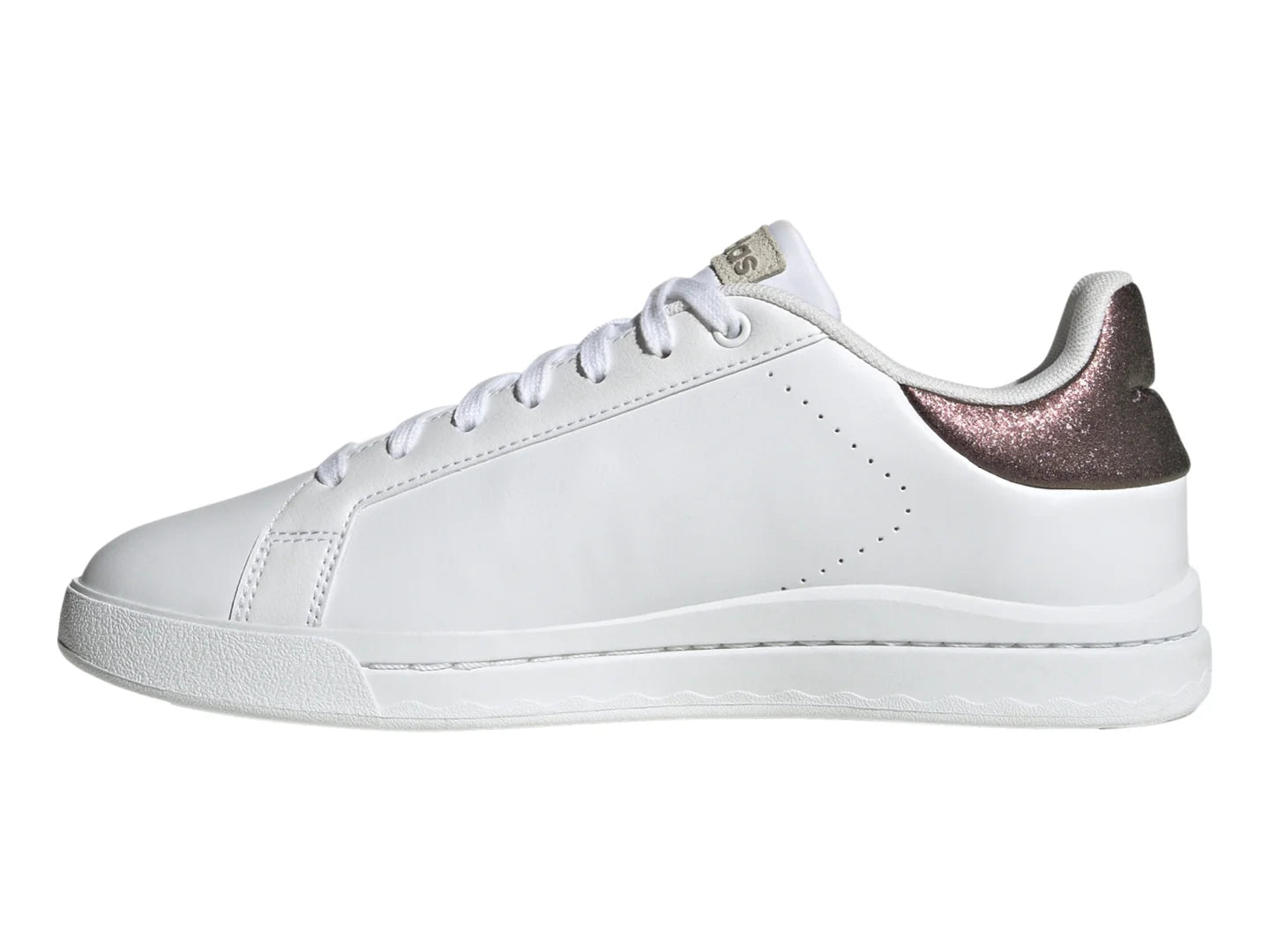 Tenis Adidas Court Silk Blanco y Champagne para Mujer