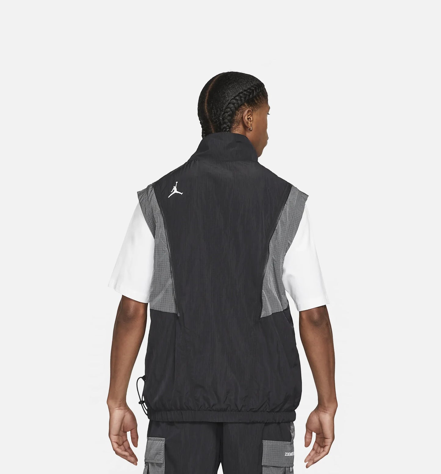 23 Engineered Woven Jacket Mens Jacket Black Gray