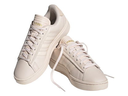 Tenis Adidas Grand Court Alpha Rosa y Oro para Mujer