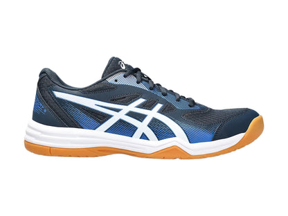 Tenis ASICS Upcourt 5 Azul y Blanco para Hombre