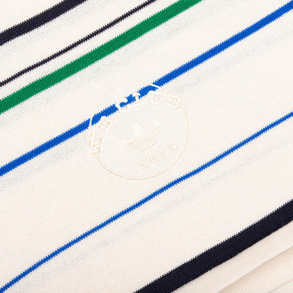 Adidas x Wales Bonner Knit Polo Wonder White Green Blue Bird