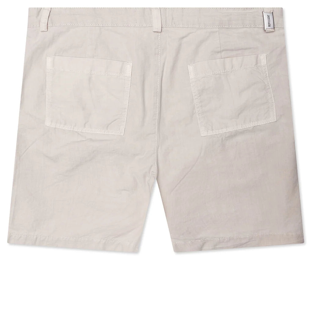 Front Pocket Cargo Short Champagne