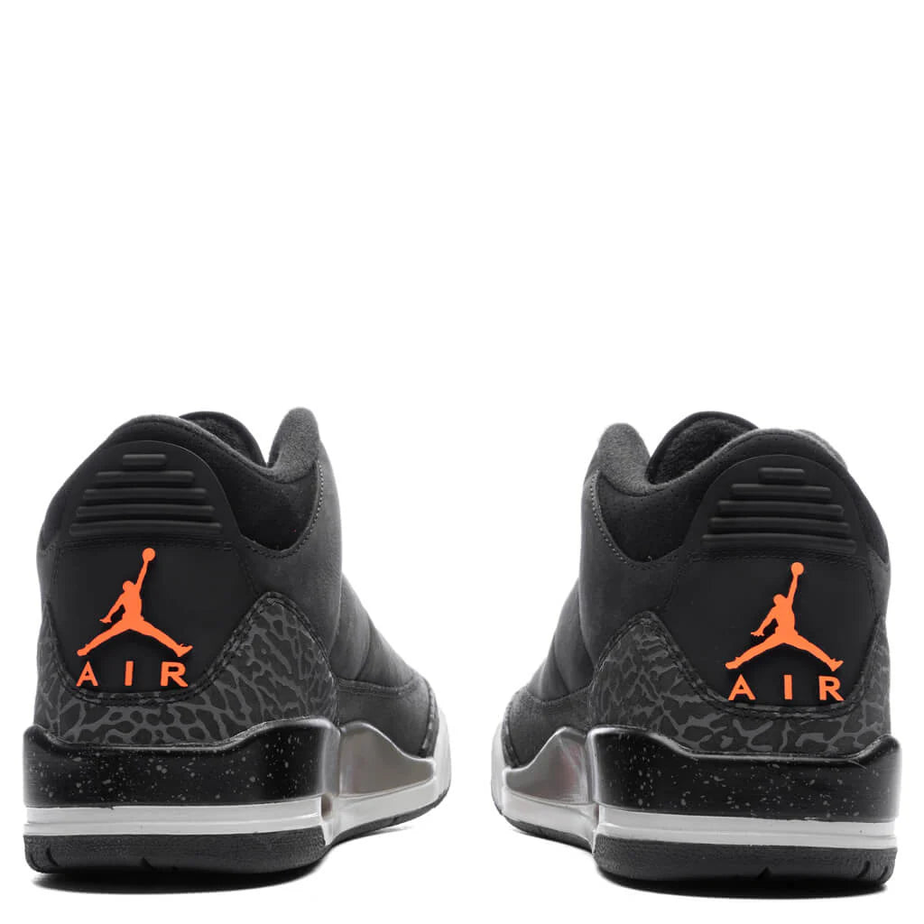 Air Jordan 3 Retro Fear Night Stadium Total Orange Black