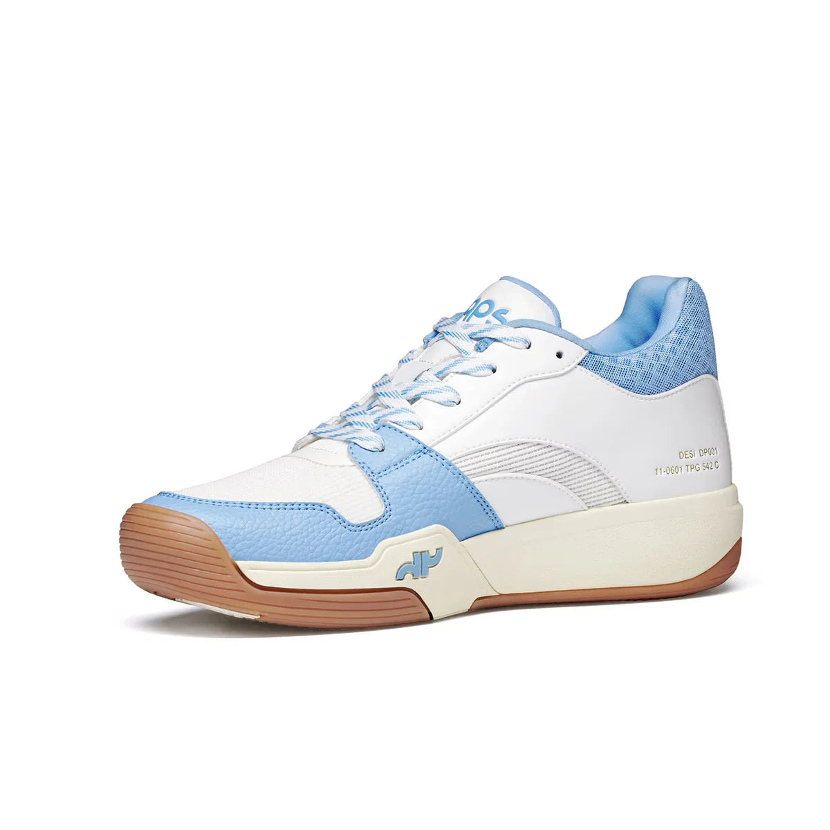 DAPS DESI Mid Baby Blue White Womens Pickleball Shoes