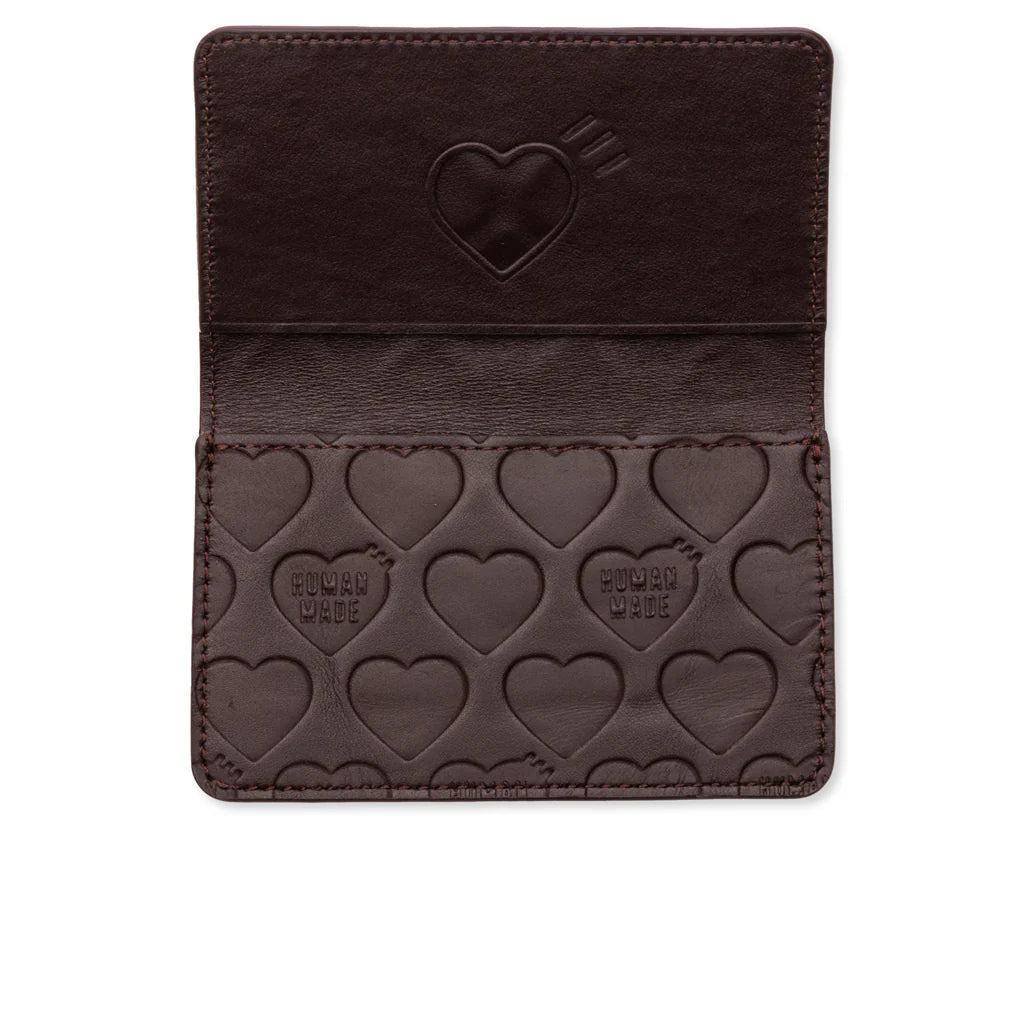 Leather Card Case Brown