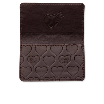 Leather Card Case Brown
