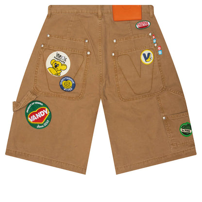 Fruit Patch Canvas Shorts Washed Tan
