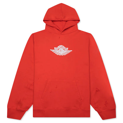 Rare Air Fleece Pullover Hoodie Chile Red