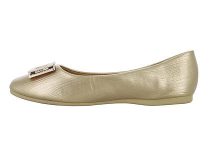 Zapatos Planos ROZE Color Dorado para Mujer
