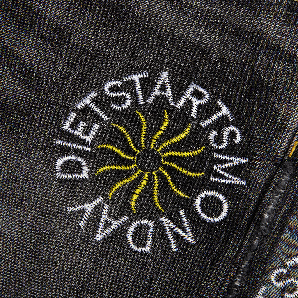 Sol Denim Shorts Black