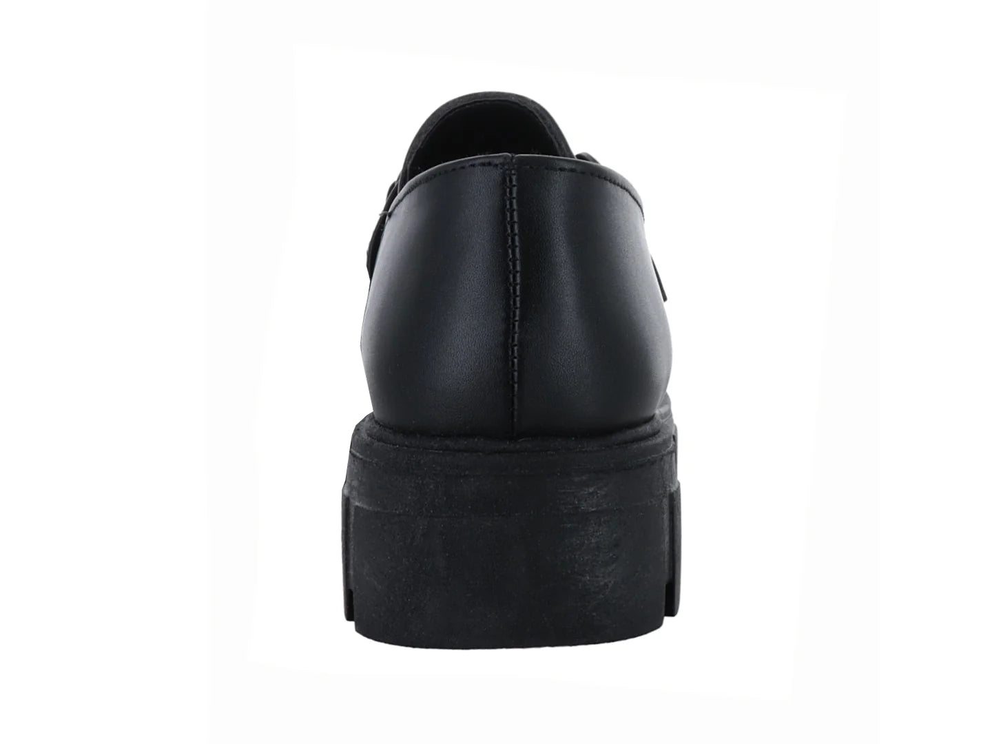 Zapatos Mocasines Luna Rosa Negros para Mujer
