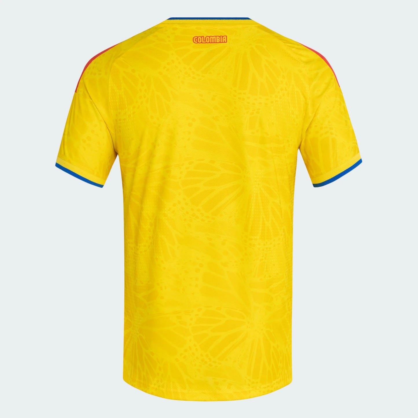 adidas Colombia Home Authentic Mens Soccer Jersey 26 Yellow