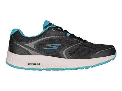 Tenis Skechers Go Run Consistent Negro y Azul para Mujer