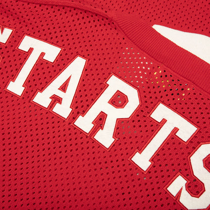 Knit Mesh Jersey Red