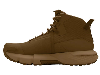 Botas Tácticas Under Armour Charged Valsetz Mid Color Marrón