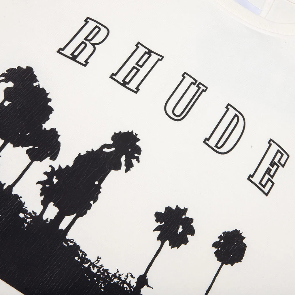 Thousand Palms Tee Vintage White Black