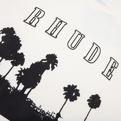 Thousand Palms Tee Vintage White Black