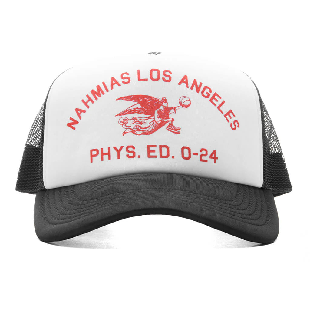Physical Education Foam Trucker Hat Black