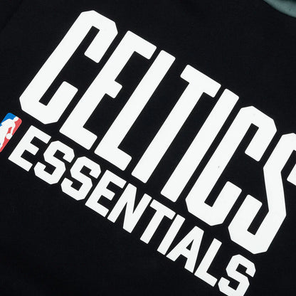 Fear of God Essentials x NBA Celtics Sport Hoodie Black Balsam Green