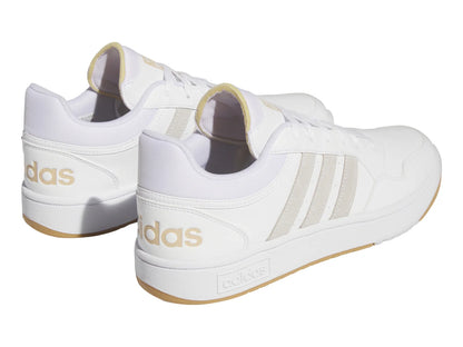 Tenis Adidas Hoops 30 Blanco y Beige para Hombre