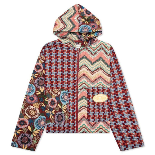 Tapestry Sounds Zip Hoodie Red