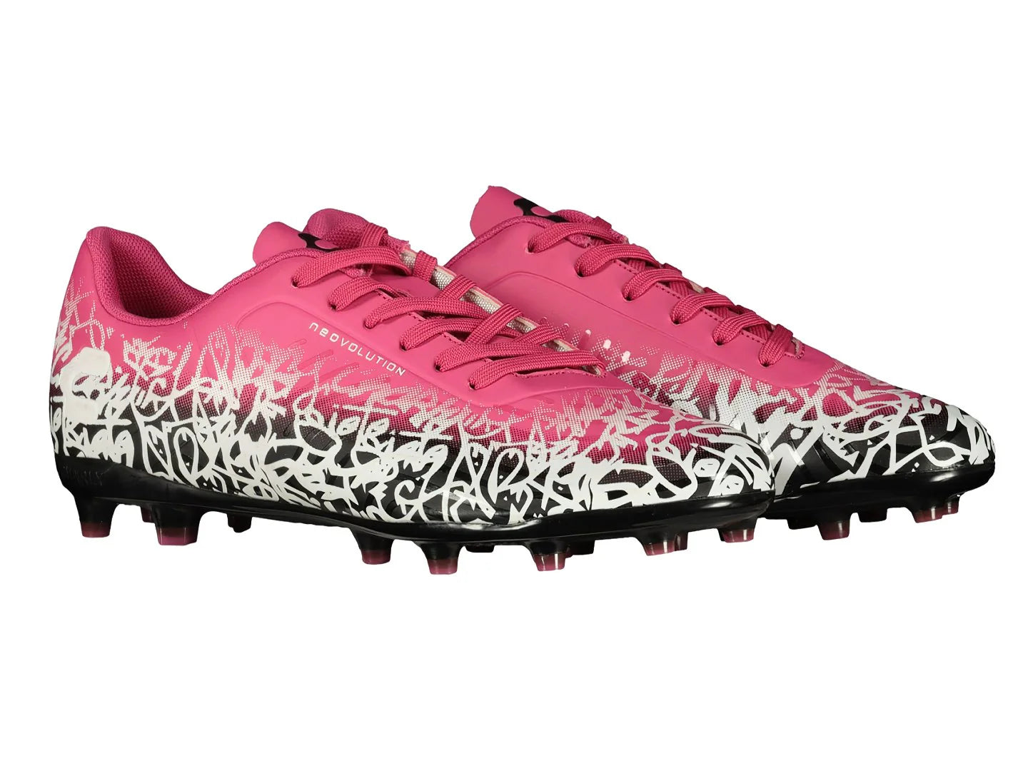 Tenis de Fútbol Charly Rosa y Negro para Hombre