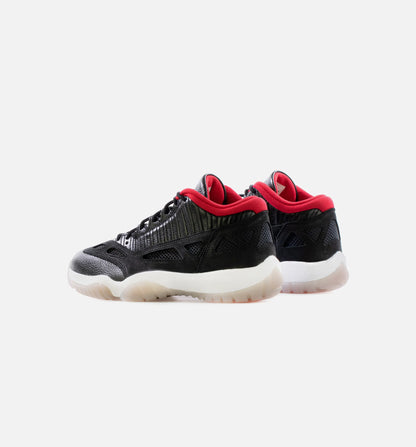 Air Jordan 11 Low IE Bred Mens Lifestyle Shoe Black White True Red Limit One Per Customer