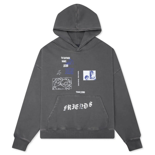 Zero Dollars Hoodie Vintage Grey
