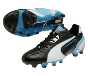 PUMA King FG Black White Blue
