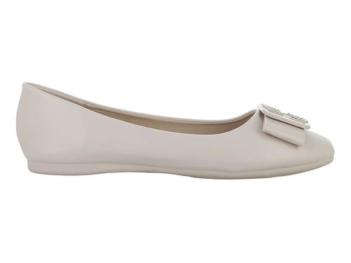 Zapatos Planos Roze Beige para Mujer
