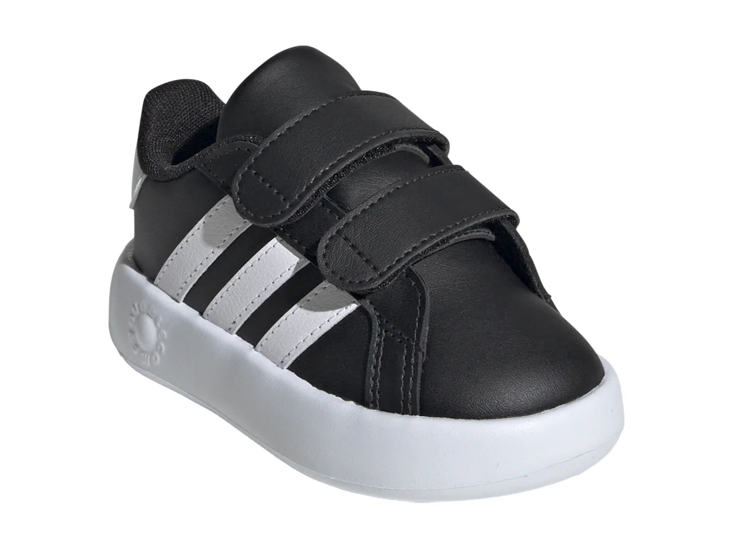 Tenis Adidas Grand Court 20 Negro con Blanco para Niño