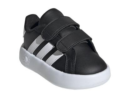 Tenis Adidas Grand Court 20 Negro con Blanco para Niño