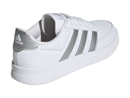 Tenis Adidas Breaknet 20 Blanco y Plata para Mujer