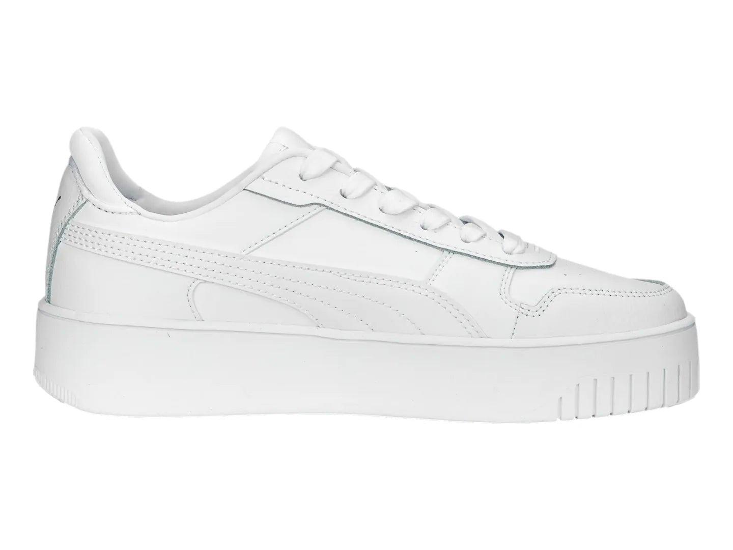 Tenis PUMA Carina Street Blancos con Oro para Mujer