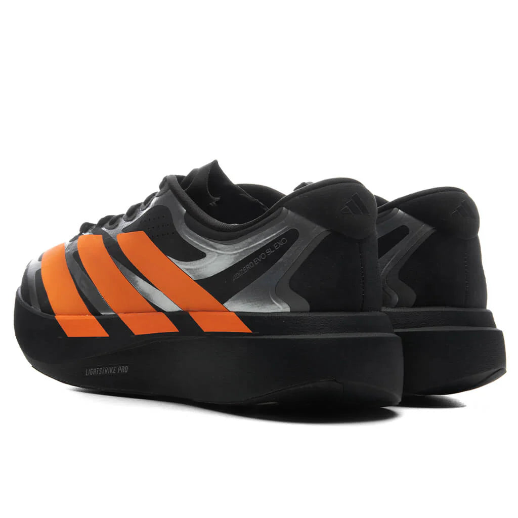 Adizero Evo SL EXO Carbon Lucid Orange Silver Metallic