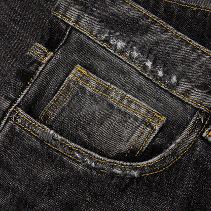 Sol Denim Shorts Black