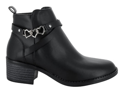 Botines Tropicana Negros para Niña